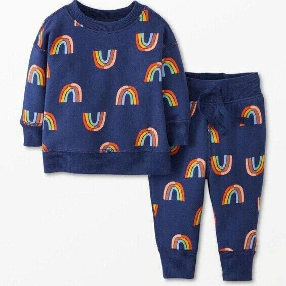 Hanna Andersson Baby Rainbow Outfit - 6-12 Months NWOT
